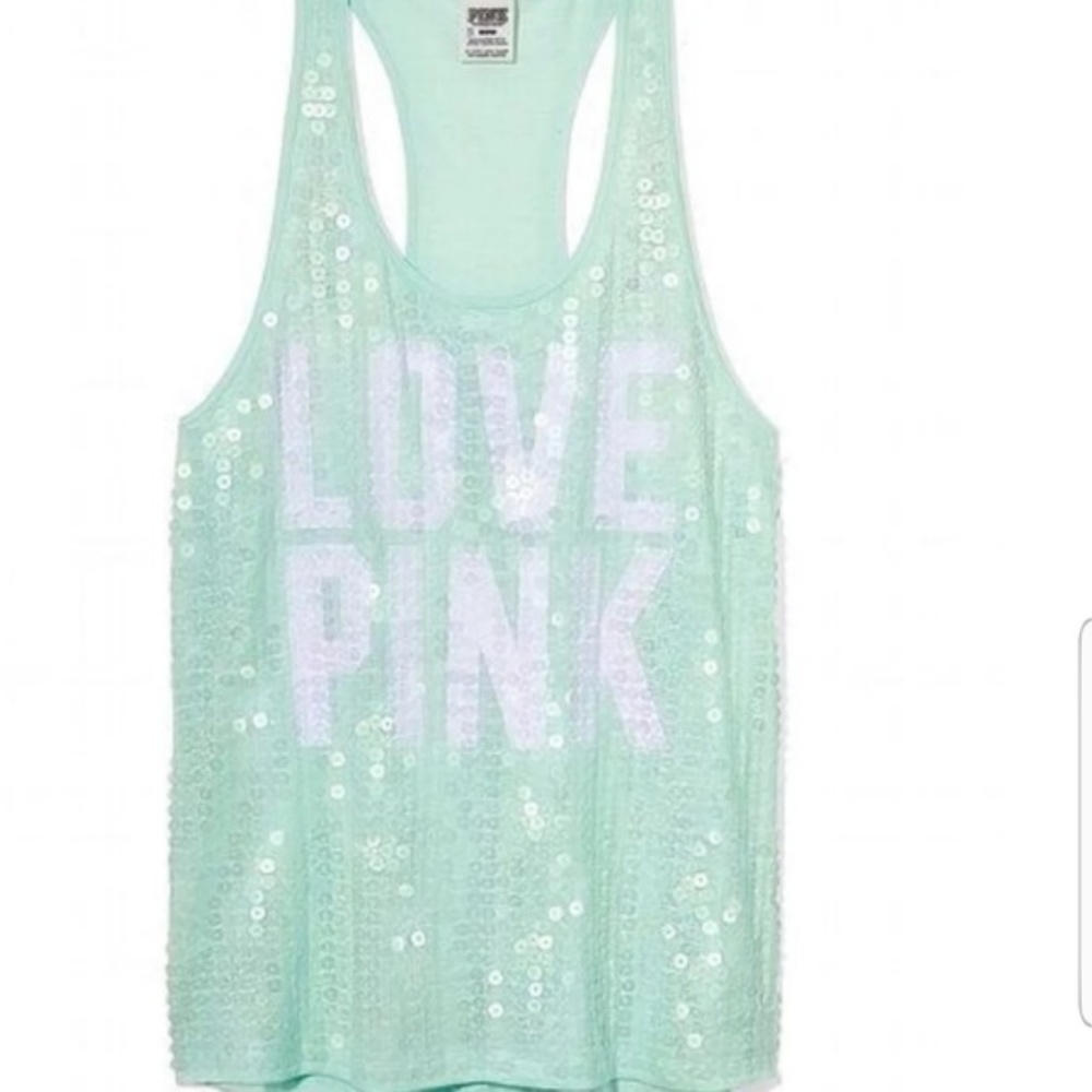 Victoria's Secret PINK racerback tank top V3 - Picture 2 of 5